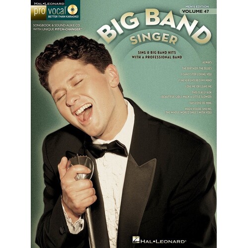 Big Band Singer Mens Pro Vocal V47 Book/CD (Softcover Book/CD)