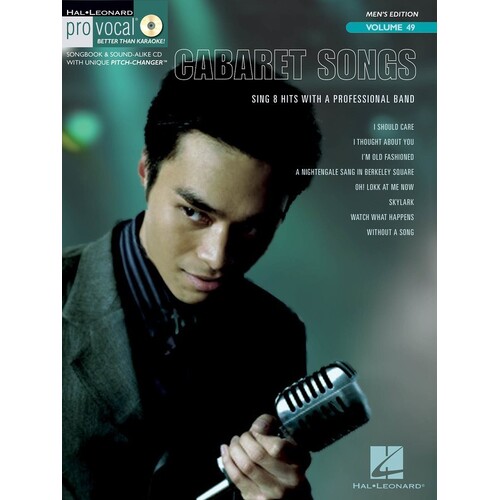 Cabaret Songs Pro Vocal Men V49 Book/CD (Softcover Book/CD)