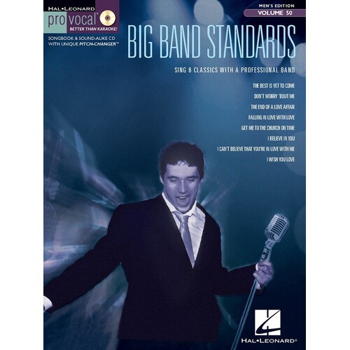 Big Band Standards Pro Vocal Mens Ed V50 Book/CD (Softcover Book/CD)