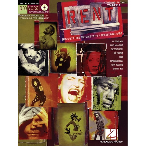 Rent Pro Vocal Men and Women V3 Book/CD (Softcover Book/CD)
