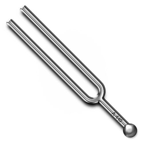 Wittner Tuning Fork - Key of A, 440 Hz, Nickel-Plated, Made in Germany