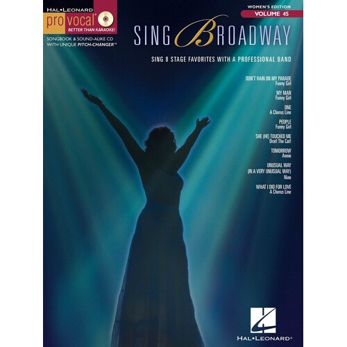 Sing Broadway Pro Vocal Womens V45 Book/CD (Softcover Book/CD)