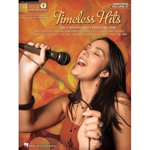 Timeless Hits Pro Vocal Womens Ed V47 Book/CD (Softcover Book/CD)