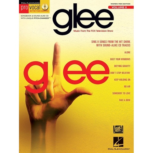 Glee Pro Vocal Men & Women Edition V8 BK/CD
