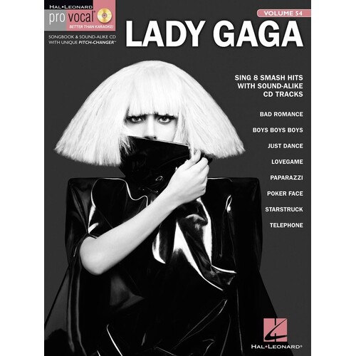 LADY GAGA PRO VOCAL WOMENS V54 Book/CD