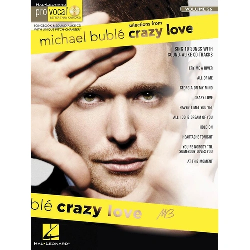 Michael Bubl - Crazy Love Pro Vocal Men V56 BK/CD