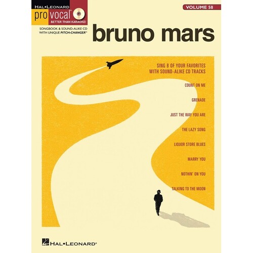 Bruno Mars Pro Vocal Mens V58 Book/CD (Softcover Book/CD)