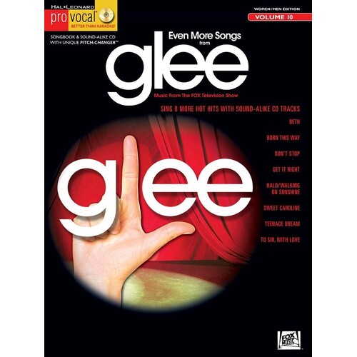 Even More Songs Glee Pro Vocal V10 Book/CD (Softcover Book/CD)