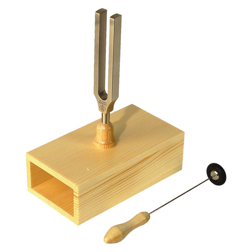 Wittner A440 Tuning Fork on Resonator - Nickel Plated Steel