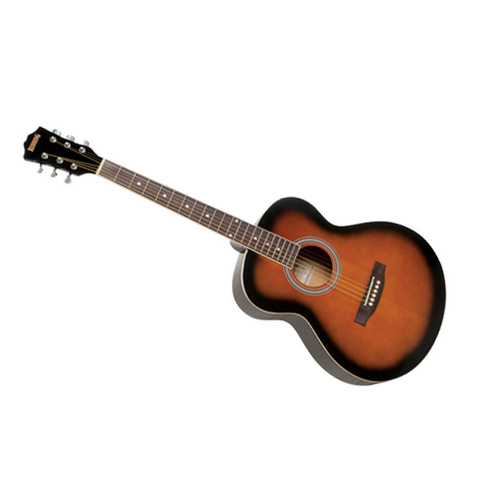 Redding Rgc51Lhts Grand Concert Left Handed Steel String Acoustic Guitar Tobacc