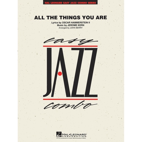 All The Things You Are Junior Ensemble 2 (Music Score/Parts)