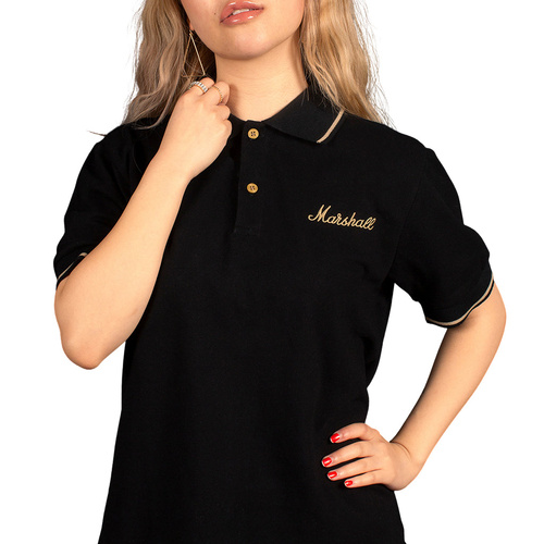 Marshall 60th Anniversary Polo Shirt Medium with Embroidered Logo and Unique Badge