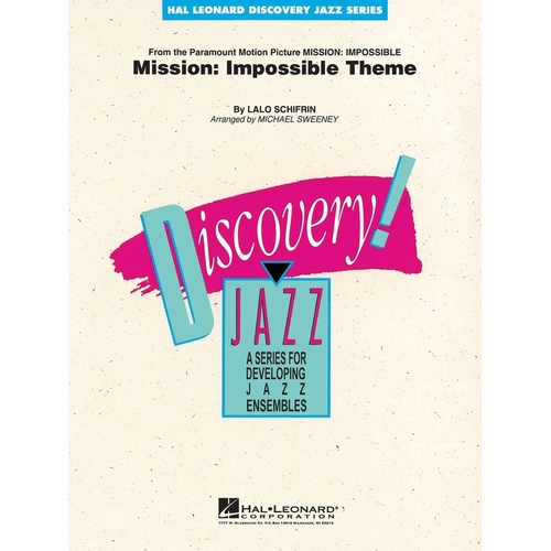 Discovery Jazz Ensemble - Mission Impossible Theme 1.5 (Music Score/Parts/CD)