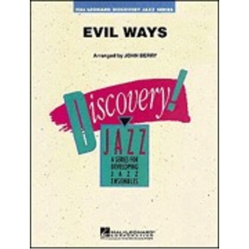 Discovery Jazz Ensemble - Evil Ways 1.5 (Music Score/Parts/CD)
