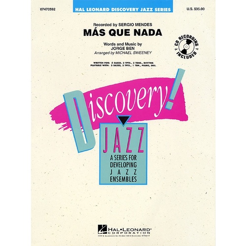 Discovery Jazz Ensemble - Mas Que Nada 1.5 (Music Score/Parts/CD)