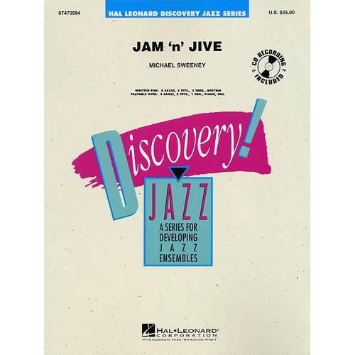 Discovery Jazz Ensemble - Jam N Jive Jazz Ensemble 1.5 (Music Score/Parts/CD)