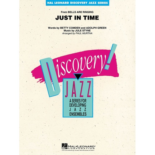 Discovery Jazz Ensemble - Just In Time 1.5 (Music Score/Parts/CD)