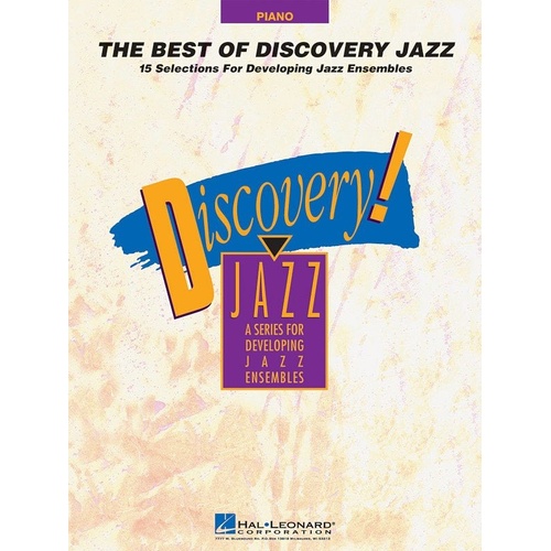Best of Discovery Jazz Piano - 15 Arrangements for Jazz Ensemble by Hal Leonard