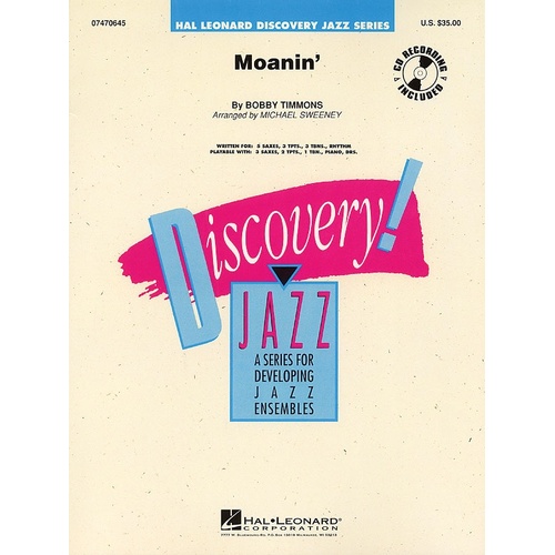 Discovery Jazz Ensemble - Moanin 1.5 (Music Score/Parts/CD)