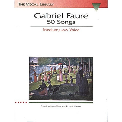 Gabriel Faure 50 Songs Med/ Low Voice (Softcover Book)