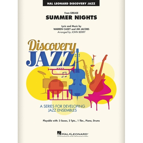 Discovery Jazz Ensemble - Summer Nights (From Grease) 1.5 (Pod) (Music Score/Parts)
