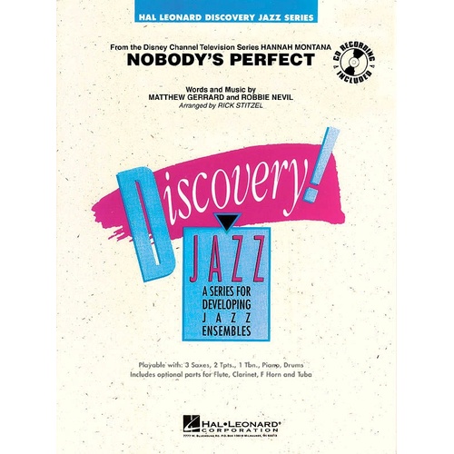 Discovery Jazz Ensemble - Nobodys Perfect (Fr Hannah Montana) 1.5 (Music Score/Parts)