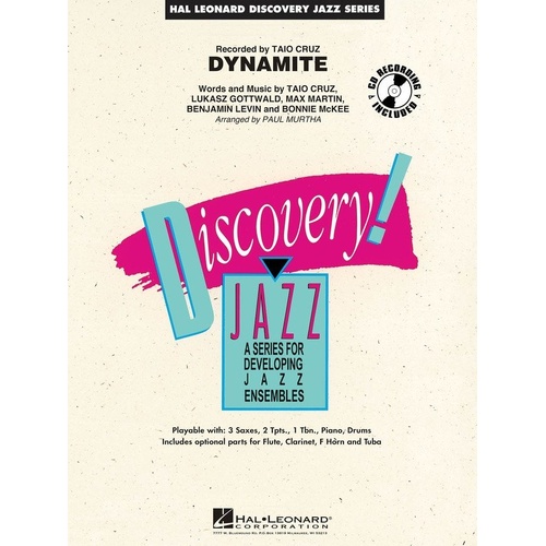 Dynamite Jazz Ensemble Arrangement by Hal Leonard