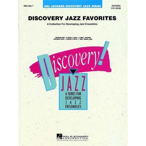 Discovery Jazz Favorites Alto Sax 1 (Softcover Book)