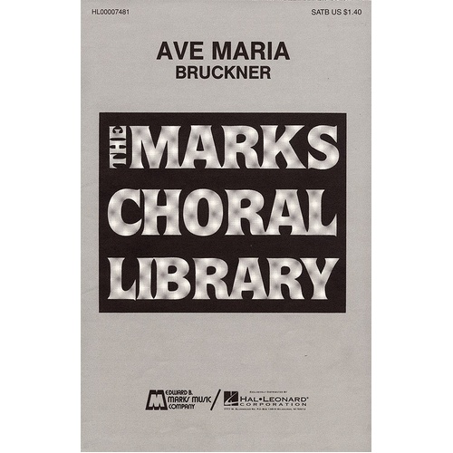 Ave Maria SATB/Organ (Octavo)
