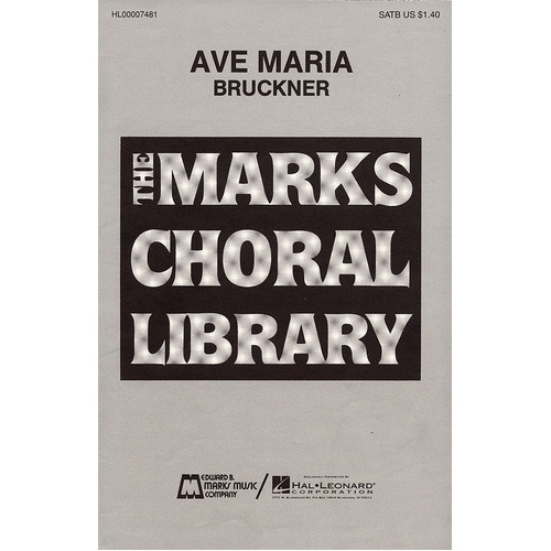 Ave Maria SATB/Organ (Octavo)