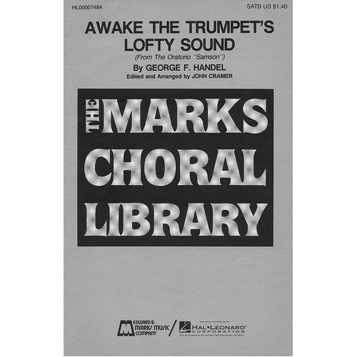 Awake The Trumpets Lofty Sounds SATB Arr Cramer (Octavo)