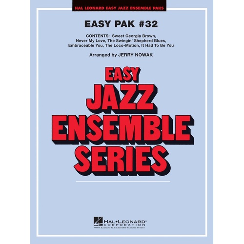 Easy Jazz Ensemble Pak 32 Score/Parts/Online Audio (Score/Parts/Online Audio)