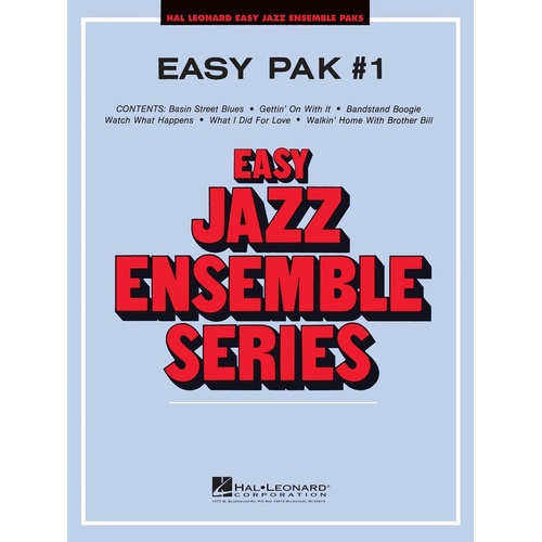 Easy Jazz Ensemble Pak 1 Score/Parts/Online Audio (Score/Parts/Online Audio)