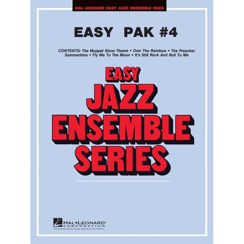 Easy Jazz Ensemble Pak 4 Score/Parts/Online Audio (Score/Parts/Online Audio)