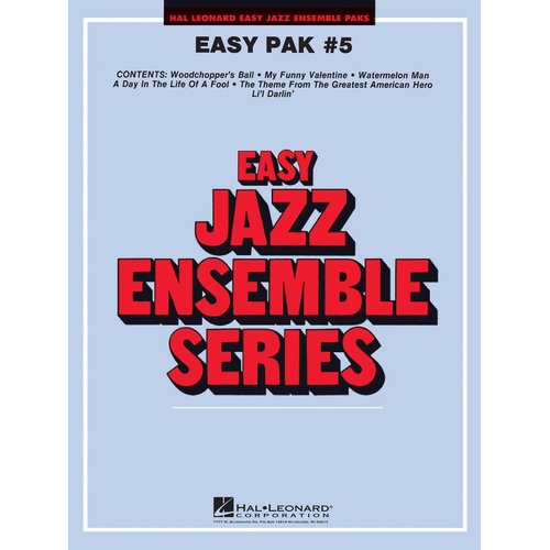 Easy Jazz Ensemble Pak 5 (Music Score/Parts/CD)