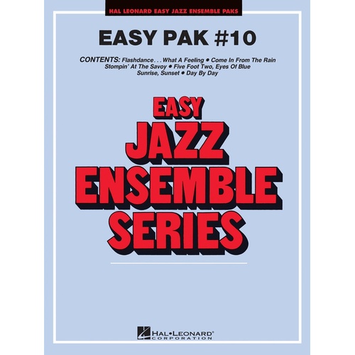 Easy Jazz Ensemble Pak 10 Score/Parts/Online Audio (Score/Parts/Online Audio)