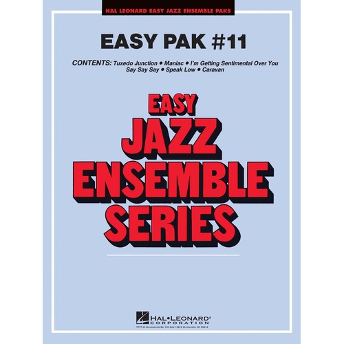 Easy Jazz Ensemble Pak 11 Score/Parts/Online Audio (Score/Parts/Online Audio)