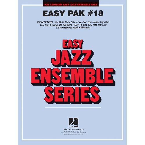 Easy Jazz Ensemble Pak 18 W/CD Lvl 3 (Pod) (Music Score/Parts/CD)