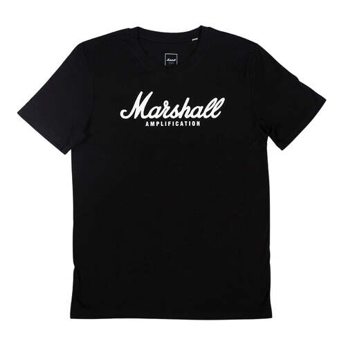 Marshall Script T Shirt, Black, S