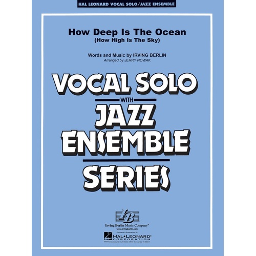 How Deep Is The Ocean VoJunior Ensemble 3-4 (Music Score/Parts)