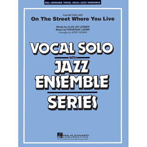 On The Street Where You Live VoJunior Ensemble 3-4 (Music Score/Parts)