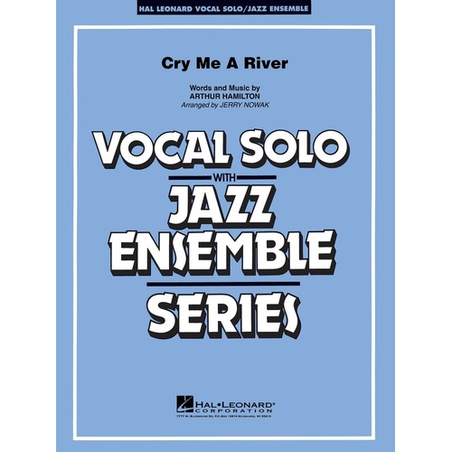 Cry Me A River VoJunior Ensemble 3-4 (G Minor) (Music Score/Parts)