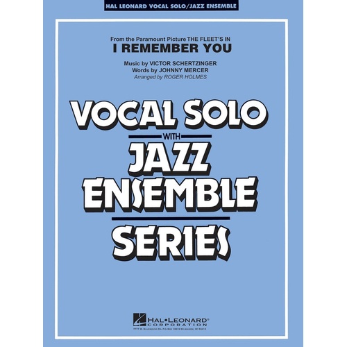 I Remember You VoJunior Ensemble 3-4 (Music Score/Parts)