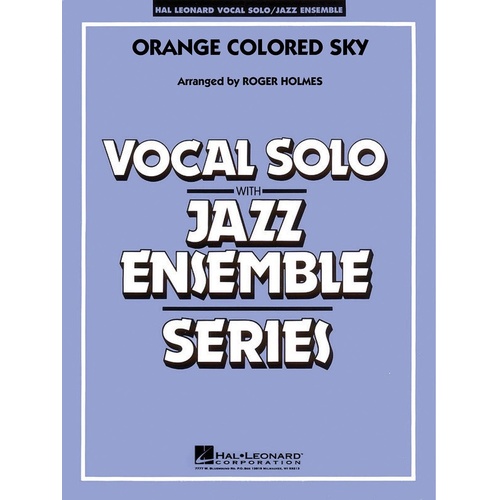 Orange Colored Sky Key G VoJunior Ensemble 3-4 (Music Score/Parts)