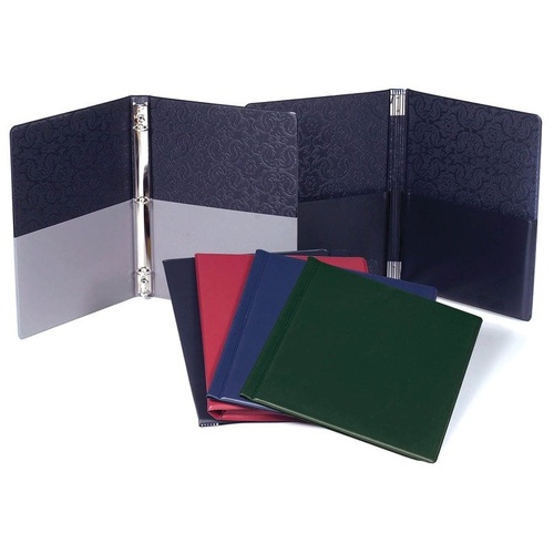Black Choral Folder 9.25" x 12" with 7 Elastic Stays and 2 Expanded Pockets