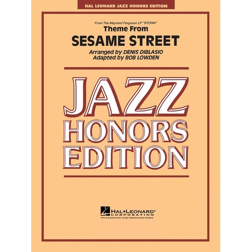 Sesame Street Je5 (Music Score/Parts)