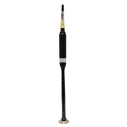 Bagpipe Practice Chanter Blackwood with Engraved Mounts
