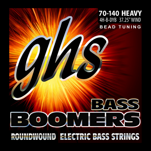 GHS 4H-B-DYB Bass Boomers 4 String Bead Tuning Heavy