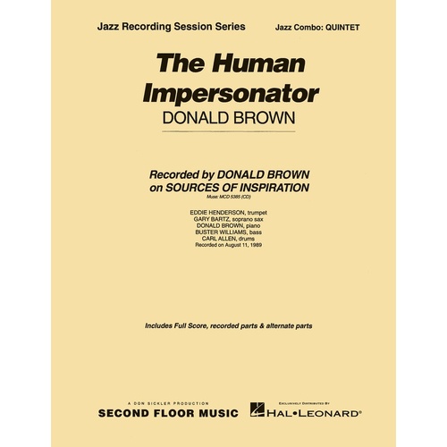 The Human Impersonator 2 Horns Plus Rhythm Gr 4-5 (Music Score/Parts)