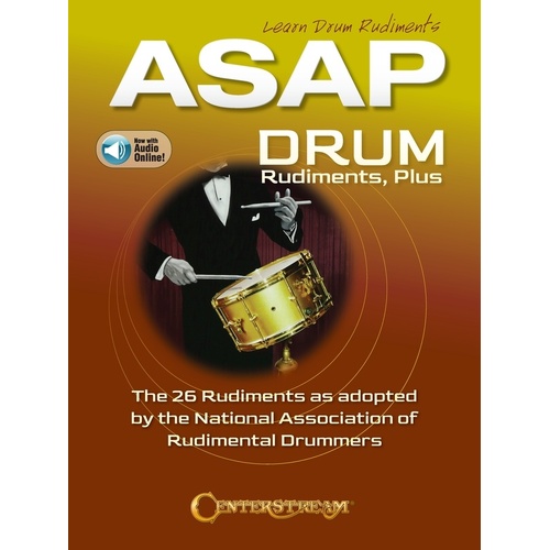 Asap Drum Rudiments Plus Bk/Ola Sftcvr/Online Audio (Drums)
